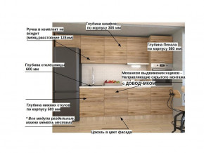 Кухонный гарнитур арт 7 Лофт 3000 мм в Невьянске - nevyansk.magazinmebel.ru | фото - изображение 2