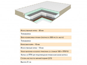 Матрас Тиссая 160х200 в Невьянске - nevyansk.magazinmebel.ru | фото - изображение 2