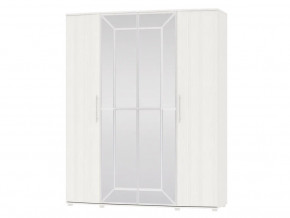 Шкаф 4-х дверный Амели 4-5200 Рамух белый в Невьянске - nevyansk.magazinmebel.ru | фото