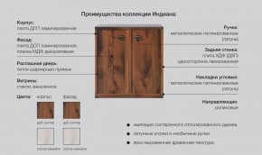 Спальня Индиана Дуб Саттер в Невьянске - nevyansk.magazinmebel.ru | фото - изображение 2