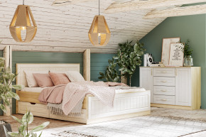 Спальня Оливия с комодом в Невьянске - nevyansk.magazinmebel.ru | фото