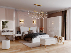Спальня Рише белый глянец с перламутром в Невьянске - nevyansk.magazinmebel.ru | фото